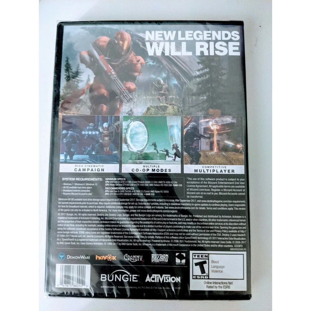 Destiny 2 (PC: Windows, 2017) Activision Game